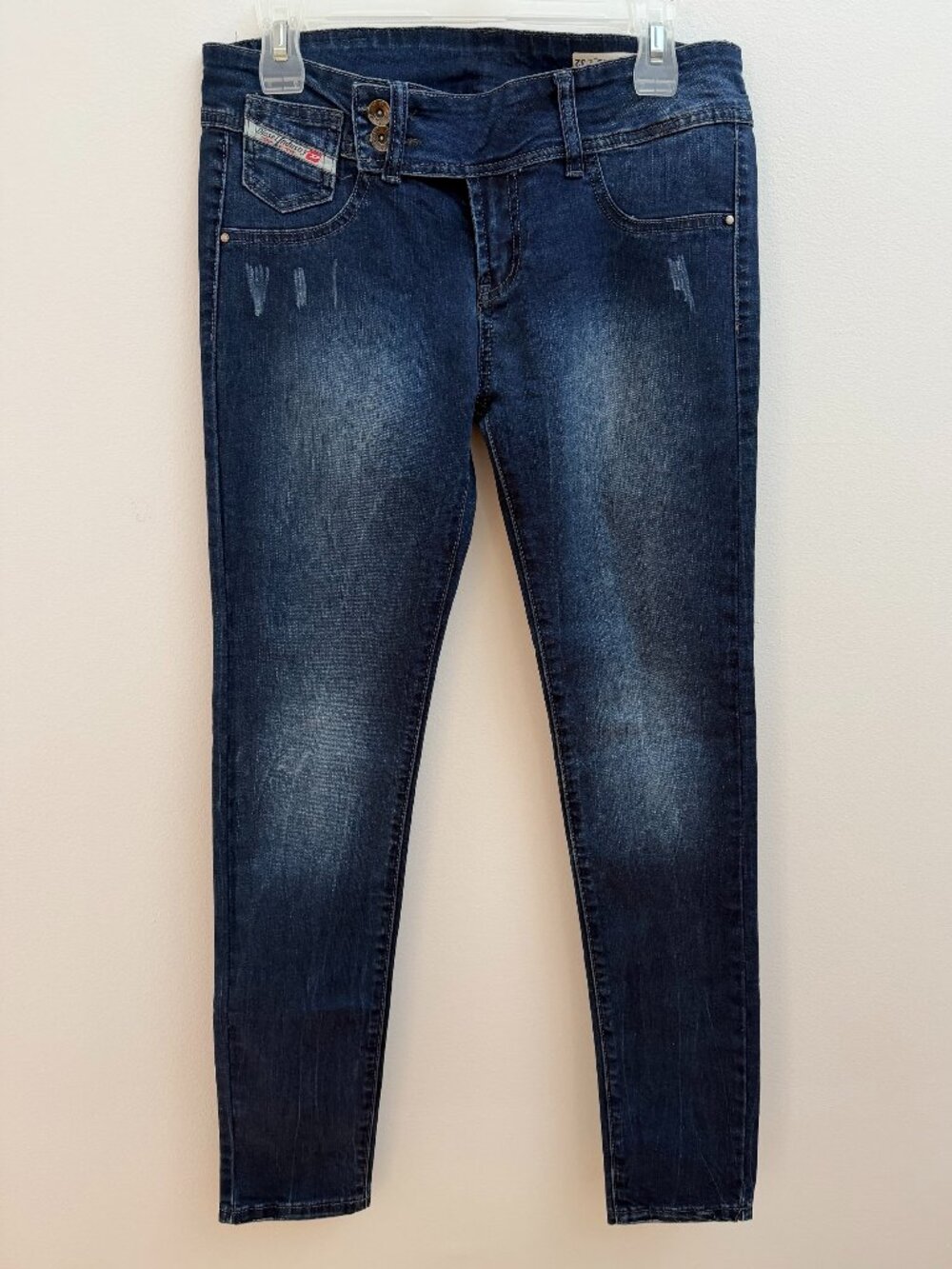 Diesel Ronhoir Stretch Super Slim Straight Leg Jeans